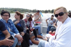 Речная прогулка по Днепру к затопленной церкви села Гусинцы
